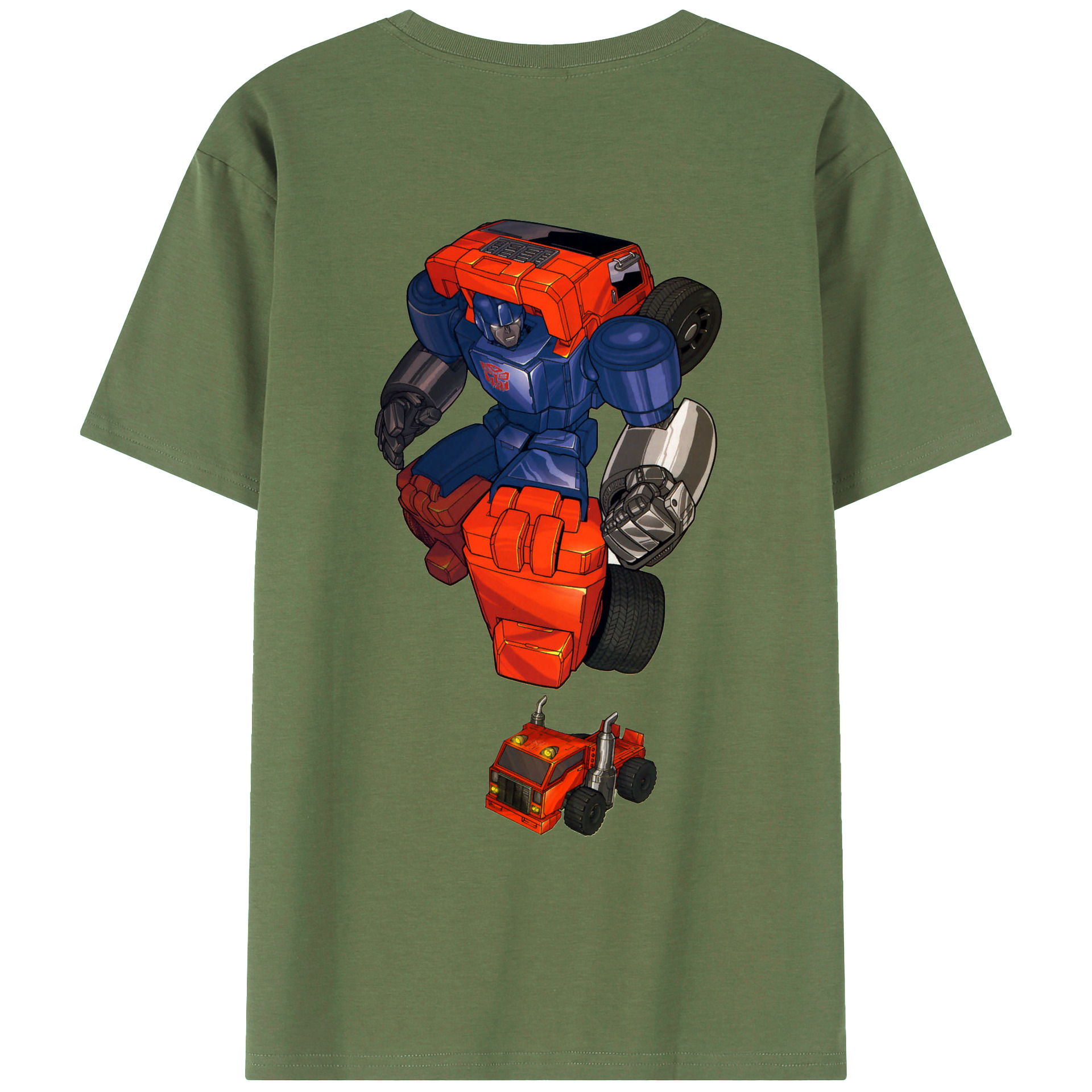 （画像用）  綿100％ メンズ半袖Tシャツ（バックプリント） 通気性
